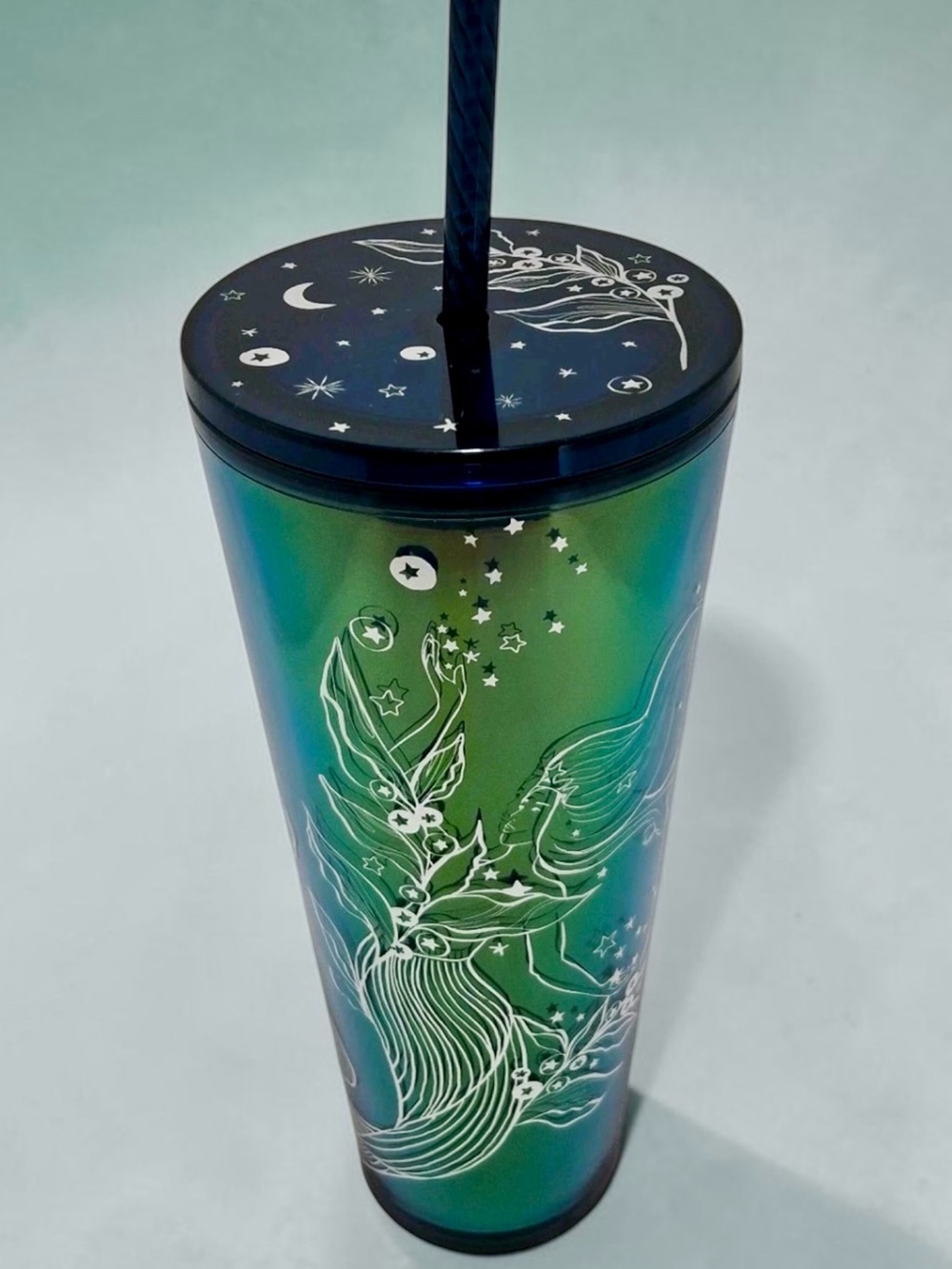 Starbucks Holiday 2023 Iridescent Siren Venti Cold Cup Tumbler 24oz